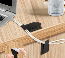 Attaches câbles - Bande scratch 4pcs